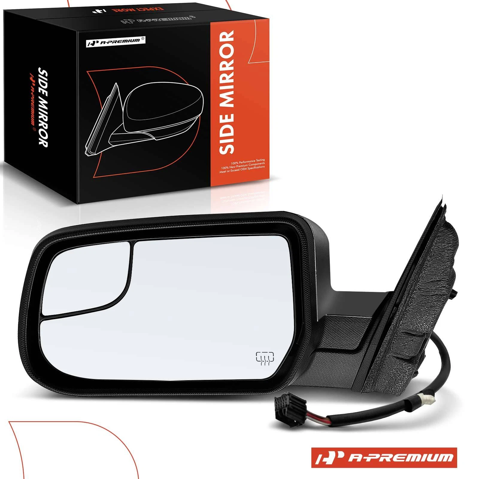 A-Premium Driver Power Mirror Manual Fold Heated for Chevy Equinox GMC 2010-2017