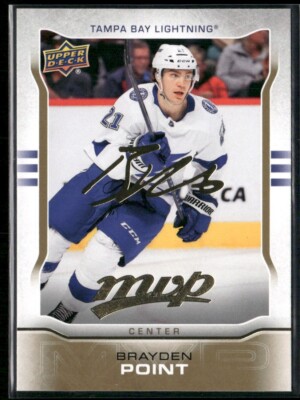 2024-25 UPPER DECK MVP BRAYDEN POINT GOLD SCRIPT 10TH ANNIVERSARY SP #MR-28