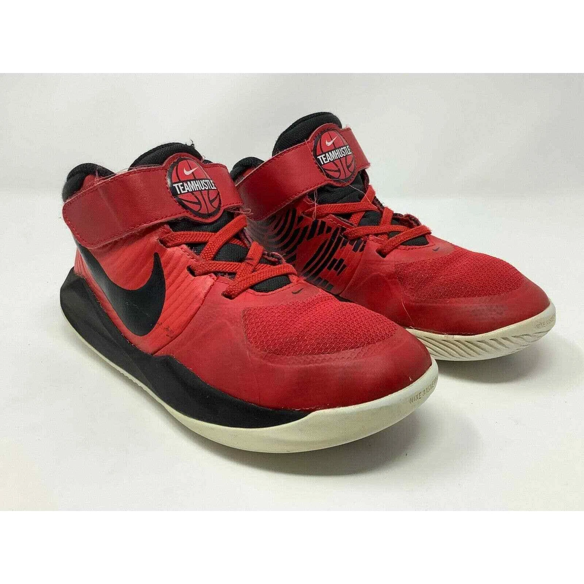 Boys red top athletic shoes