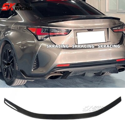 Lexus Rc300h Rear Wing Real Carbon Fiber Rear Trunk Spoiler Wing For Lexus RC300 RC350 F-Sport ...