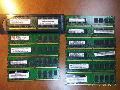(LOT of 51) Mixed Brand DDR1 DDR2 RAM LOT ECC NOECC Total 51 modules - 第 5/8 張圖片