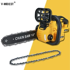 Cordless 12 in. Compact Chainsaw Brushless Compatible DEWALT 20V MAX Battery