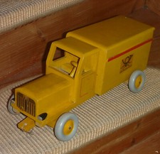 gr.antiker Holz LKW "Deutsche Post"  KIENEL?  SELTEN !!!! TOP Zustand  L = 38 cm