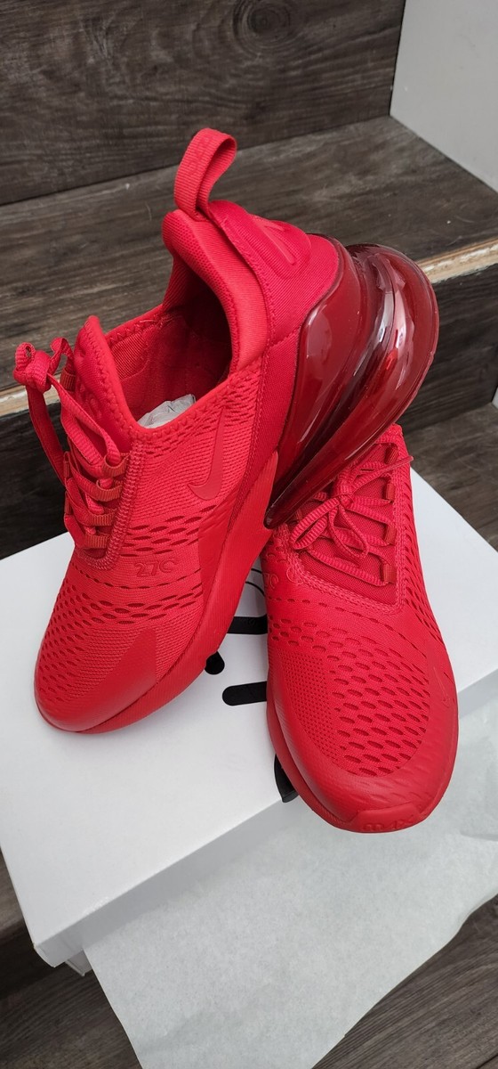 nike air max 270 sneakers in triple red