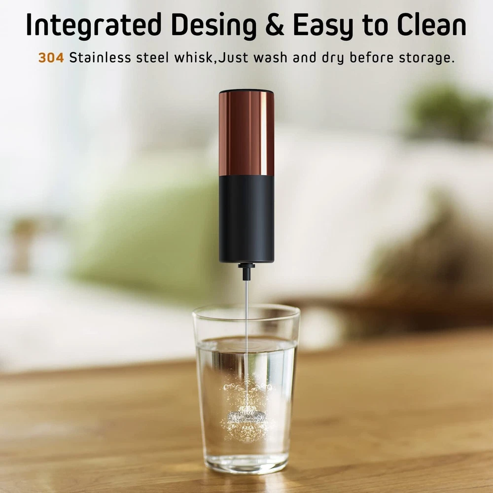 Milk Frother Handheld, Battery Operated Mini Coffee Frother Drink Mixer  B18