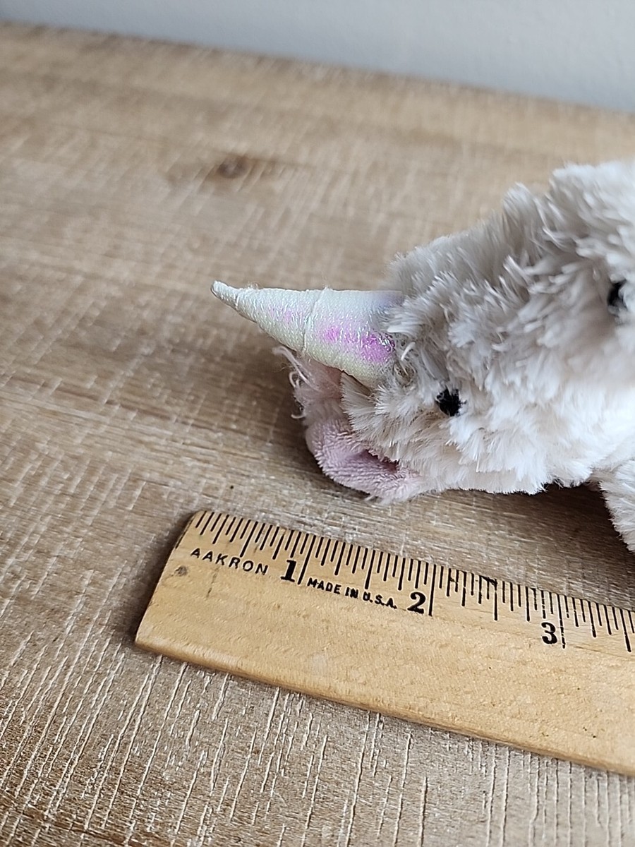 Jellycat Plush Small Bashful Unicorn White Pink Stuffed Toy Soft