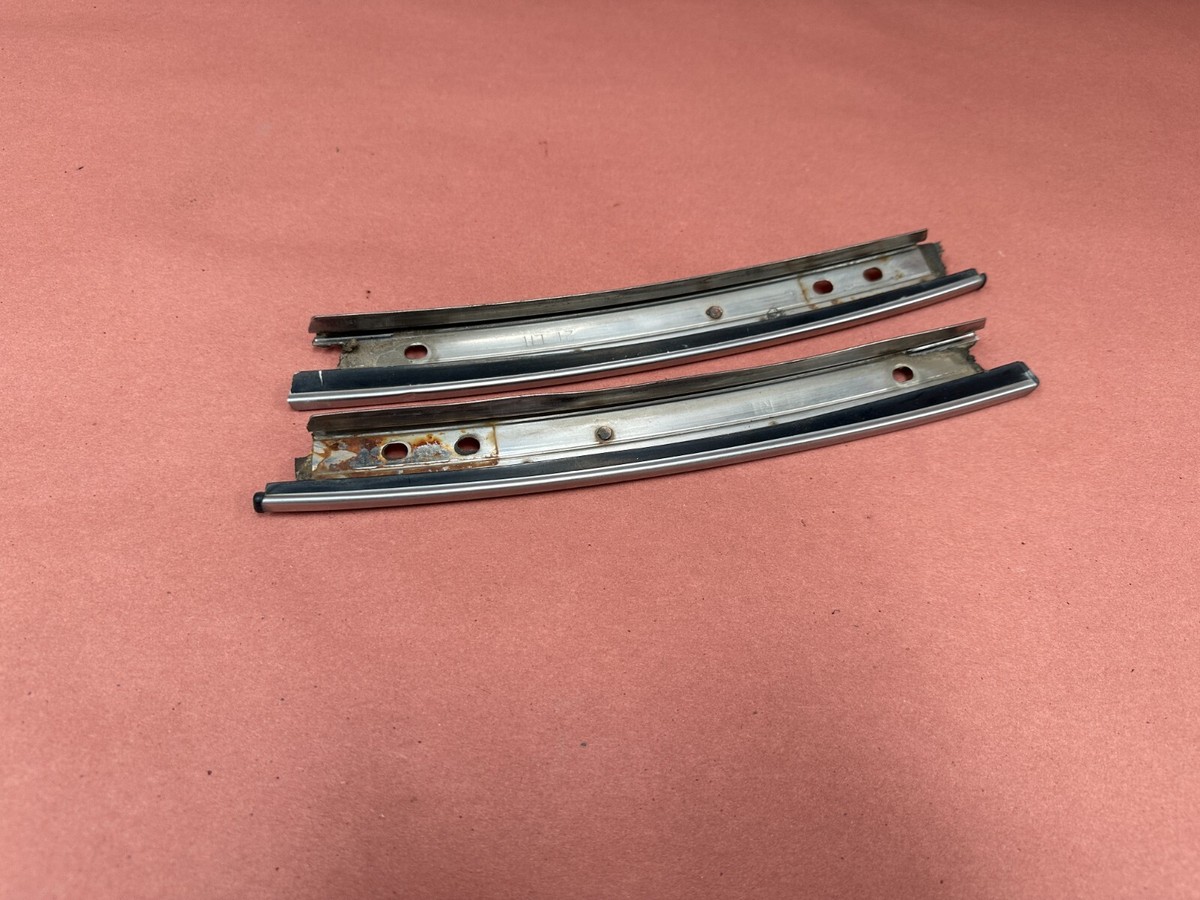 Nissan 300ZX Door Trim Chrome Seal Molding Pair OEM #86154 | eBay
