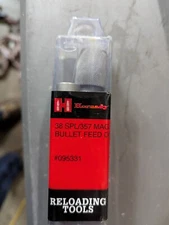 Hornady Pistol Bullet Feeder Die for 38/357 # 095331 With 9 bullet tubes