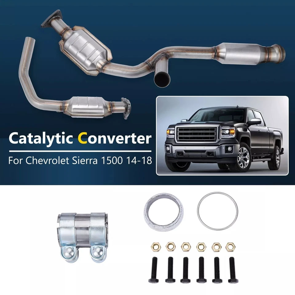 Catalytic Converter For 2014-2018 Chevrolet Silverado 1500 5.3L/4.3L /4.8L - Imagen 2 de 4