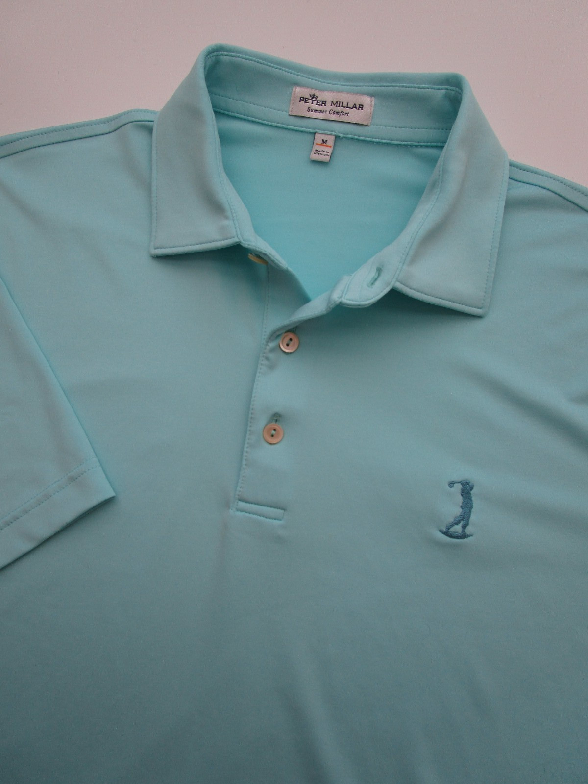 Mens Medium Peter Millar Solid Performance Jersey… - image 1