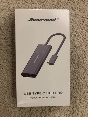 Hiearcool USB-C Thunderbolt 9-in-2 4K Triple Display MacBook Pro/Air Docking Hub