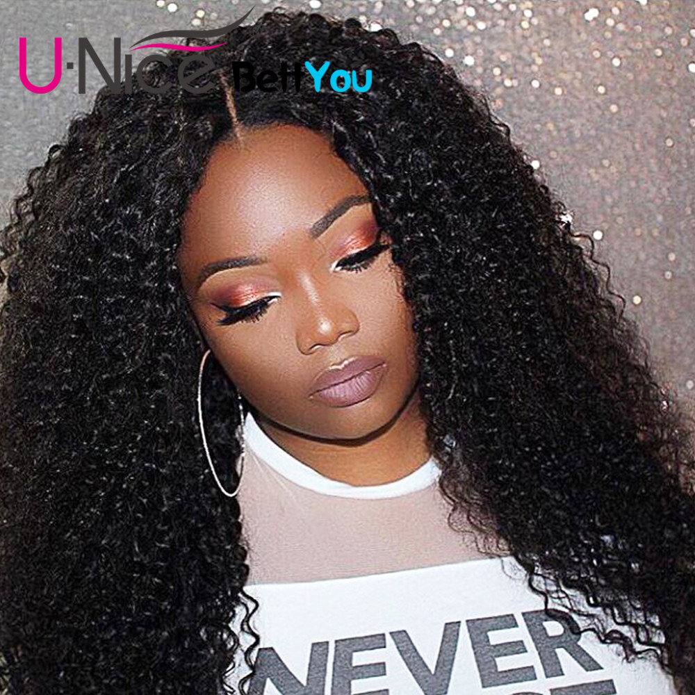 20 Long Afro Kinky Curly Lace Front Malaysian Curly Human Hair