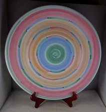 Caleca Cabana 14" Round Serving Platter Chop Plate - Excellent Condition