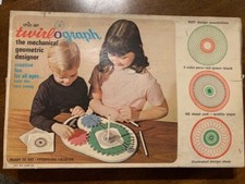 Vintage Twirlograph Twirl-O-Graph Geometric Designer all metal Ohio Art