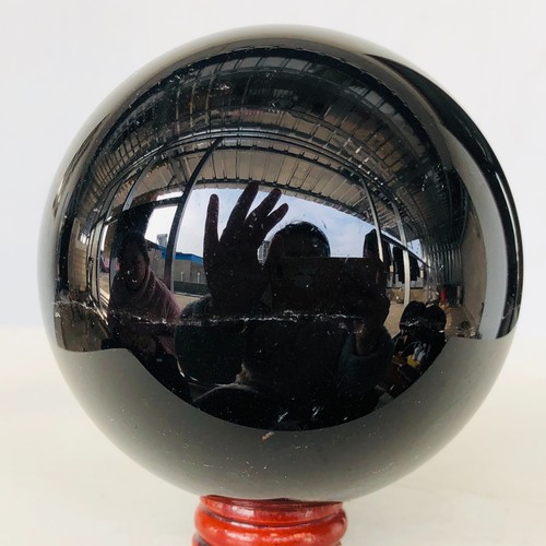 940g Natural Black Smokey Quartz Crystal Sphere Mineral Specimen Healing AH228 - Picture 5 of 14