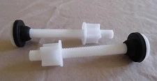 3 inch Toilet Seat Hinge Bolts Nylon Toilet Seat Bolts.