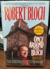 Once Around the Bloch Unauthorized Autobiography Robert Bloch SIGNED BOOK PLATE