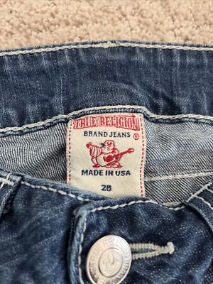 io着用　usa製true religion denim 28×33 brown io着用 usa製true religion denim 28×33 brown - メルカリ