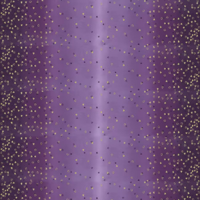 I HEART OMBRE Aubergine Metallic Gold Quilt Fabric 10875-224M by 1/2 Yard V & Co