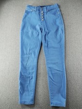 Lucky Brand Women's Jeans Size 0/25 Blue Bridgette Button Fly Ankle 25" Skinny