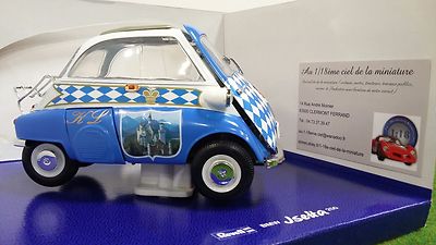 BMW Isetta 250 Miniature Revell 1/18 – Roi Ludwig II De Bavière, édition Spéciale, Blanc, Zamac