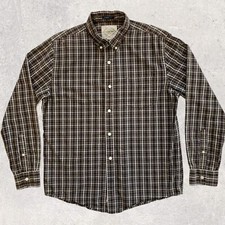 St John  s Bay Button Down Plaid Dress Shirt