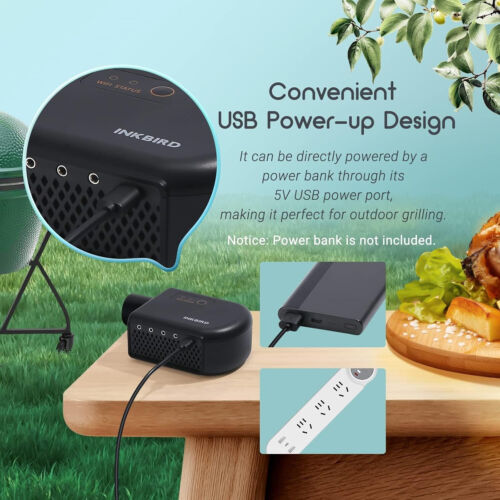 Wi-Fi & Bluetooth BBQ Smoker Temperature Controller with Automatic Smoker Fan, - Picture 13 of 21