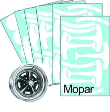  67-76 Dodge / Plymouth Magnum 500 Wheel Paint Mask Stencils