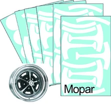  67-76 Dodge / Plymouth Magnum 500 Wheel Paint Mask Stencils