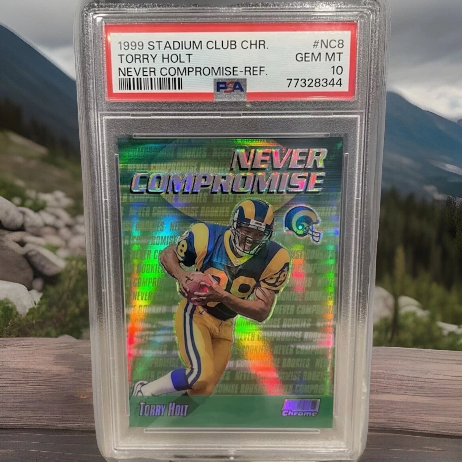 Torry Holt Stadium Club Chrome Never Compromise #NC8 Never Compromise