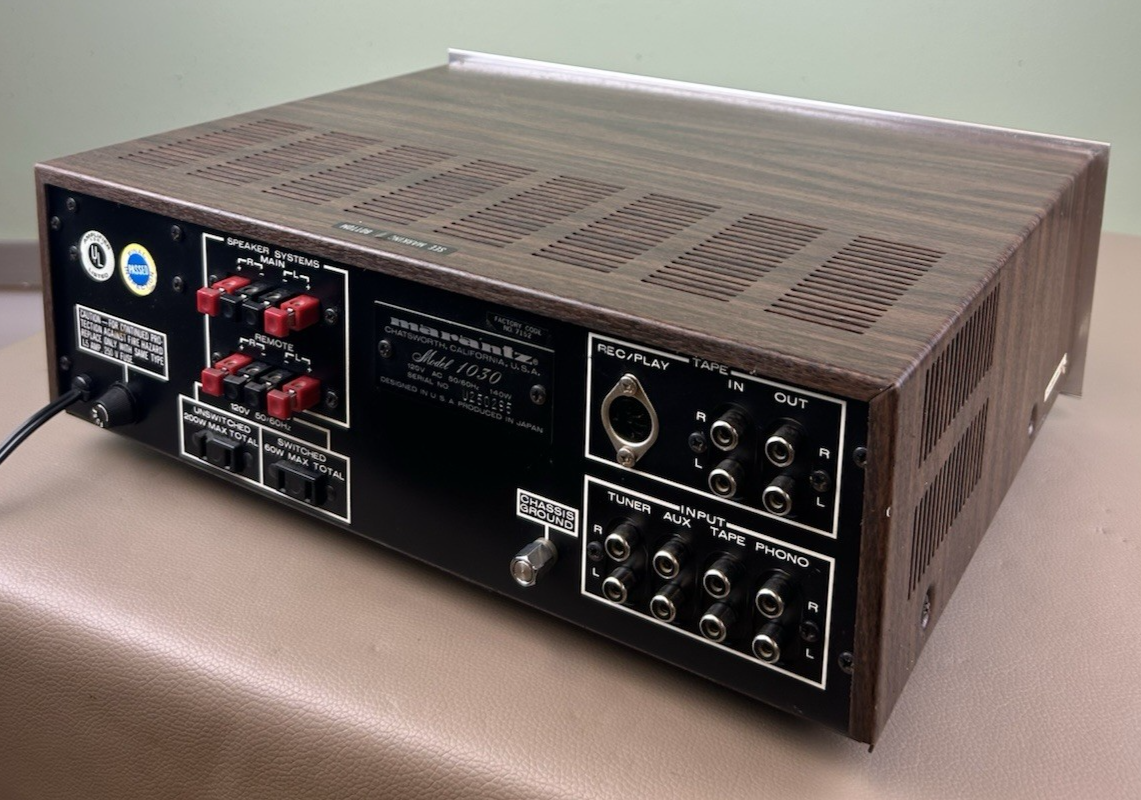 marantz Model 1030 プリメインアンプ 純正ウッドケース付き MARANTZ 1030 STEREO INTEGRATED AMPLIFIER | eBay