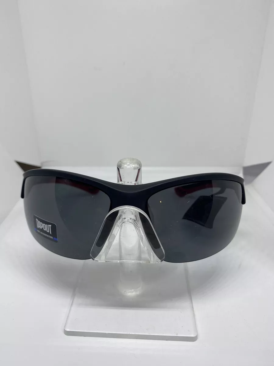 NWT Tapout Mens Sunglasses 100% Uv Protection BlackWrap Frame