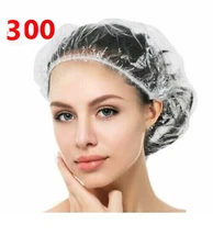200 PCS Disposable Shower Caps Thickened Waterproof Hair Bath Caps for Women Men