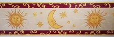 The Sun & Moon Wallpaper Border by Brewster Wallcovering