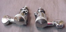 CHROME GUITAR MACHINEHEADS 3 3 TWIST LOCK mini heads - TUNERS