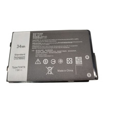 For Dell Latitude 12 7212 7220 Rugged Tablet Battery 34Wh 7.6V 7XNTR 2JT70 J7HTX