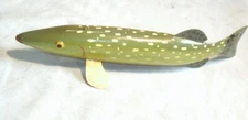 Fred Bergman  Signed Ice Fishing Decoy