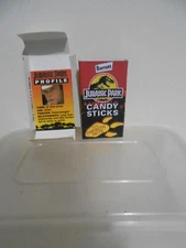 Barratts Jurassic Park (Dr Alan Grant) Empty Sweet Packet incl. Slider