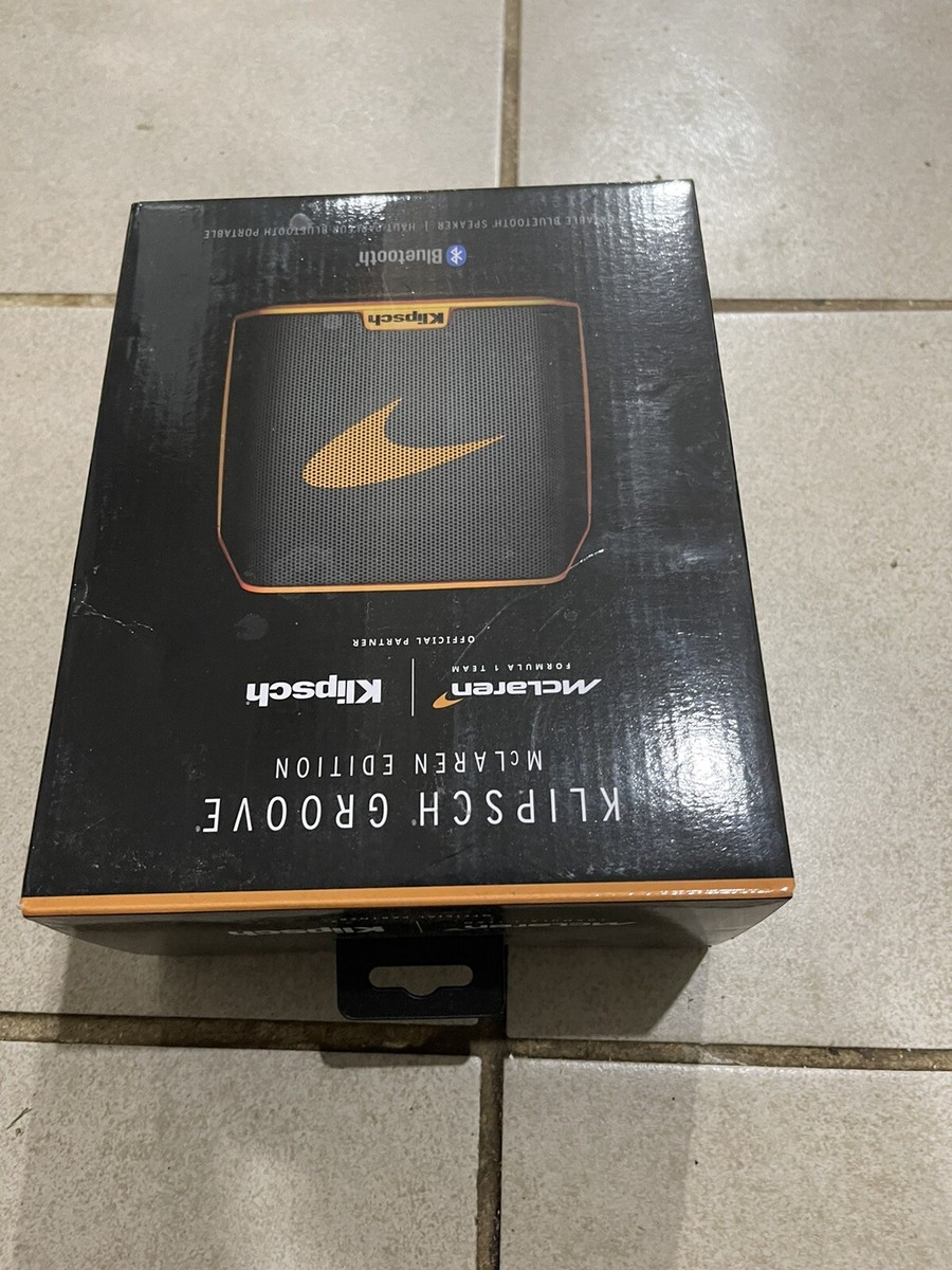 KLIPSCH GROOVE McLAREN EDITION PORTABLE BLUETOOTH SPEAKER | eBay