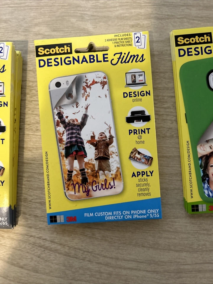 Fotos personalizadas de películas de diseño escocés, lote de 4 paquetes de fundas para fotos de teléfonos inteligentes Foto 4 de 4