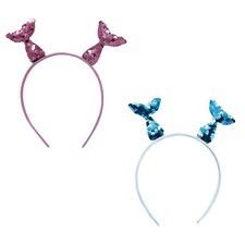 Haarreifen Meerjungfrau Flosse Damen Kostüm Haarreif Fasching Karneval - wählbar