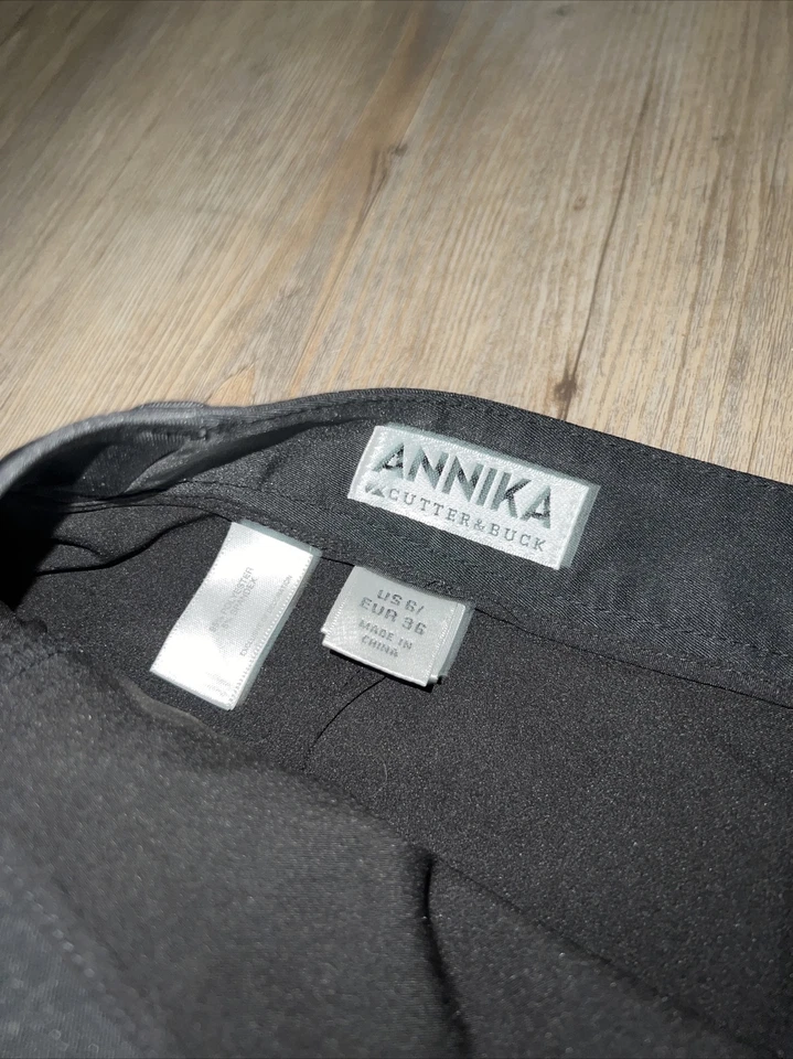 Pantalón corto de golf Cutter & Buck Annika para mujer talla 6 30x 17,5” negro precio de venta sugerido por el fabricante 100 USD nuevo Foto 3 de 4