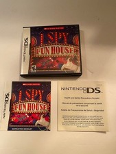 Nintendo DS Scholastic I Spy Fun House Authentic Case  Manual ONLY- NO GAME 