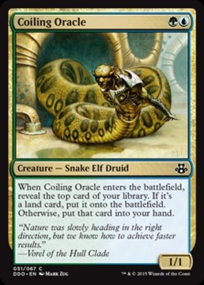Coiling Oracle - DDKE MTG - Light Play