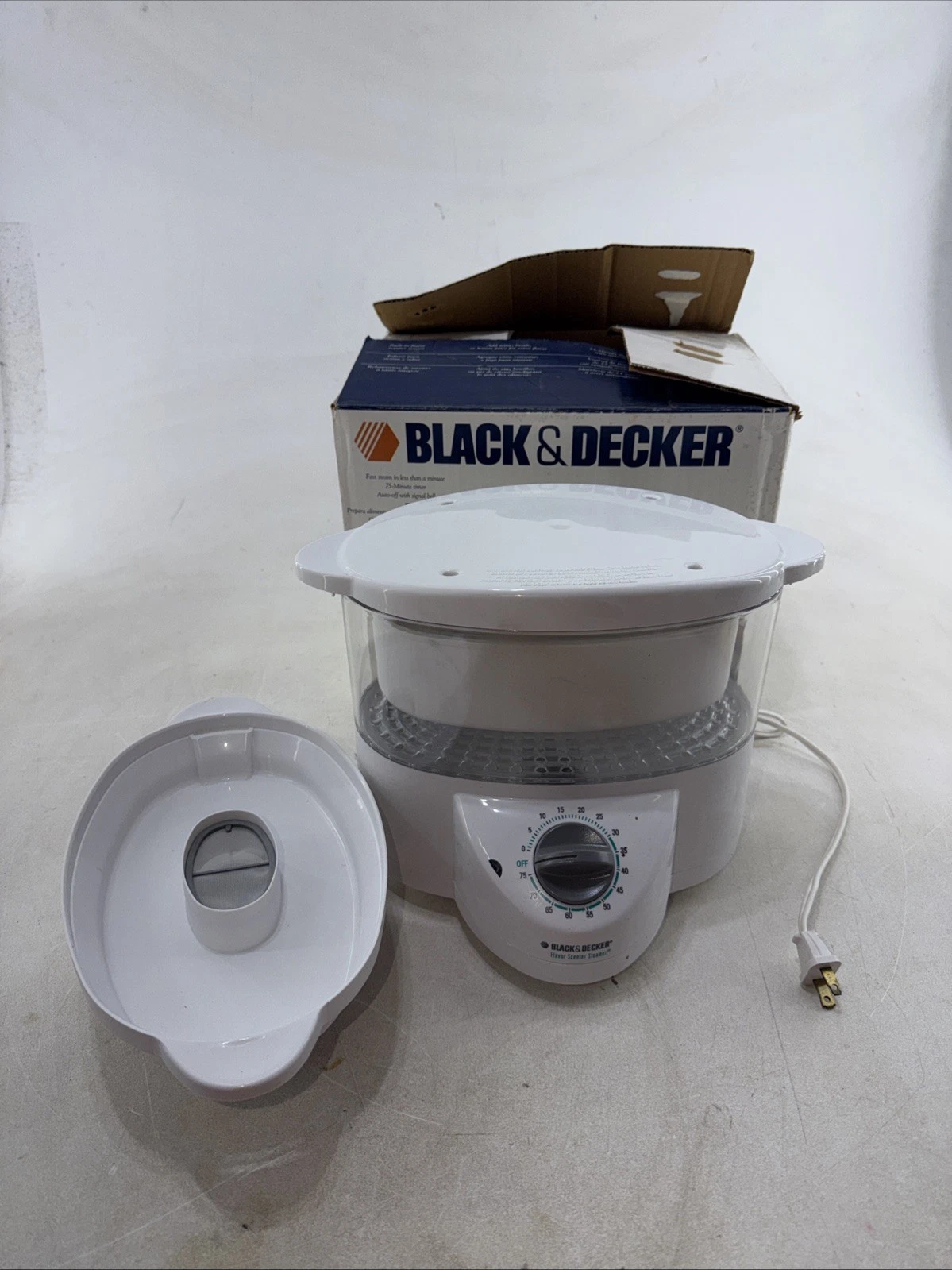 Black & Decker HS1776 Flavor Scenter Steamer Food Rice Veget Egg Cooker