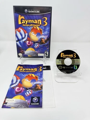 Rayman 3 Hoodlum Havoc Nintendo GameCube GC Complete CIB Tested