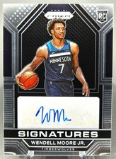 2022-23 Panini Prizm - Rookie Signatures #RSI-WMJ Wendell Moore Jr.