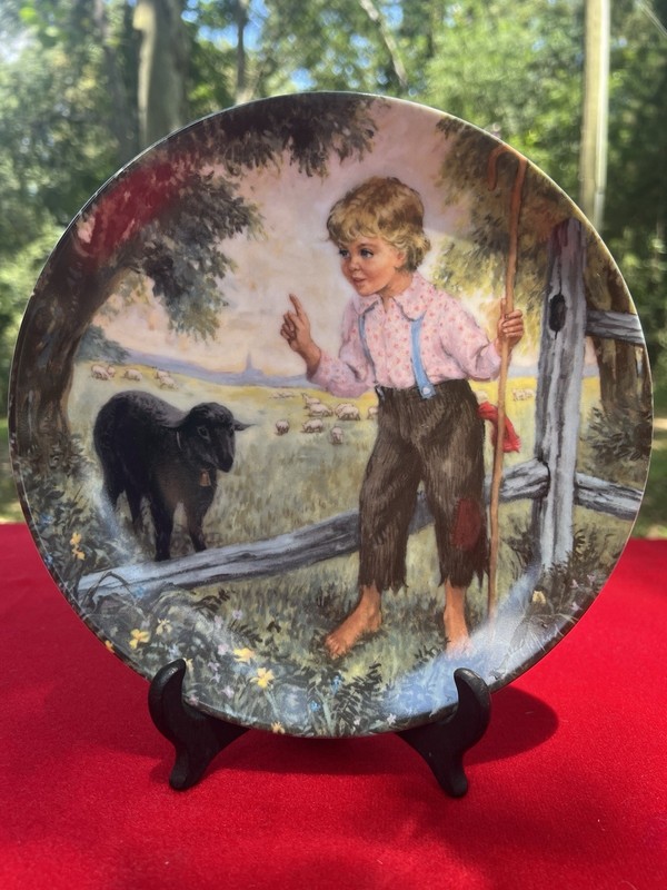 RECO 1988 Baa Baa Black Sheep John McClelland Limited Edition Collector Plate