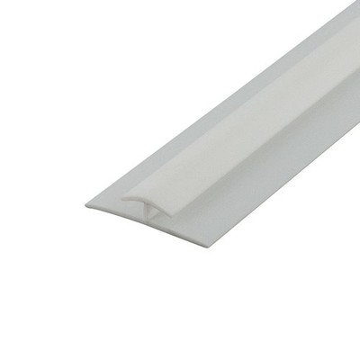 Plastic H Channel Fits Material 1/8 Inch Thick White Styrene Divider Moulding...