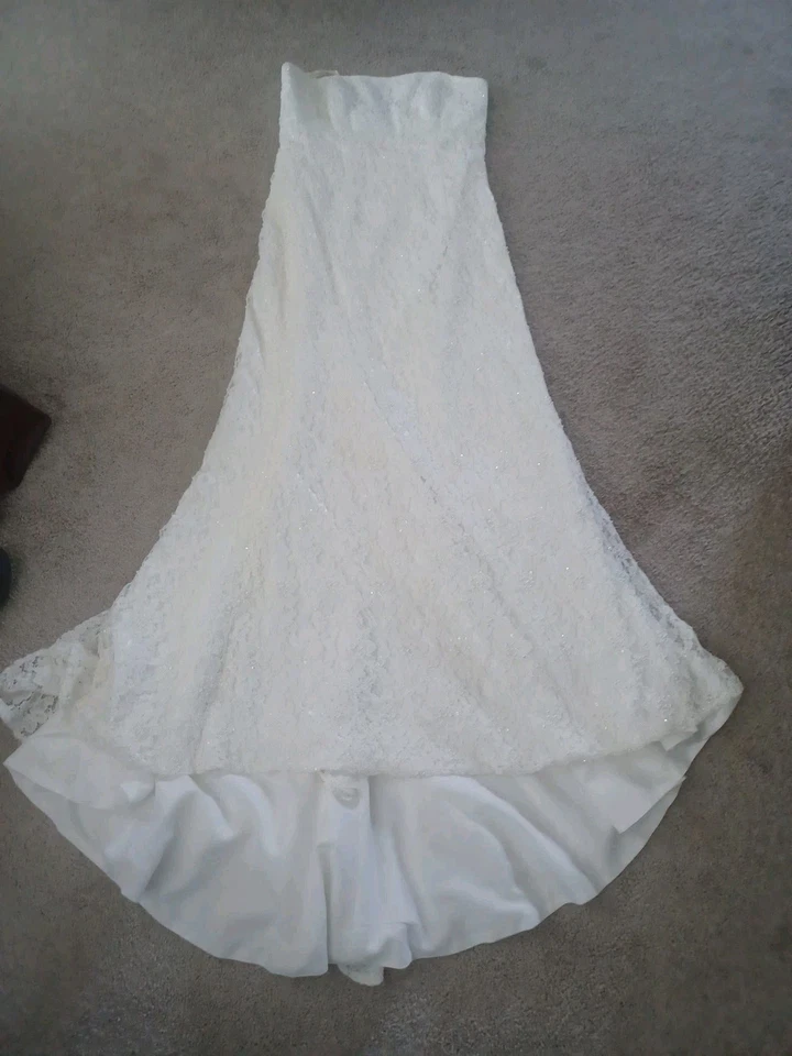 Galina Strapless Wedding Dress Style #S8551 ~ Size 14   - Image 4 of 4